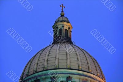Roof of Orthodoxy church in Petersburg