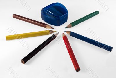 Colored pencils.