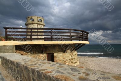 lighthouse on the island
