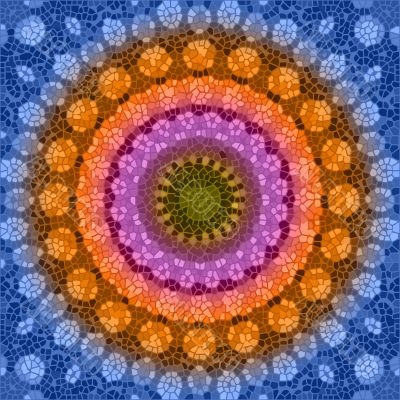 Colored mosaic