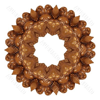 Wooden garland