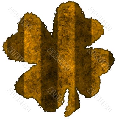 Shamrock burnt parchment