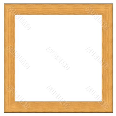 Wood portrait frame