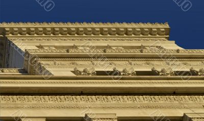 Detail of the mausoleum of the Victorian in Rome