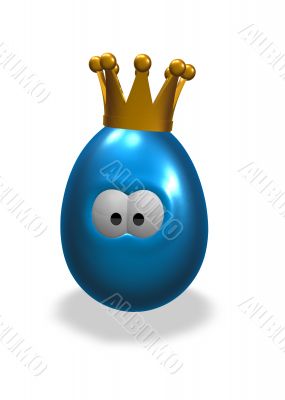 egg with crown