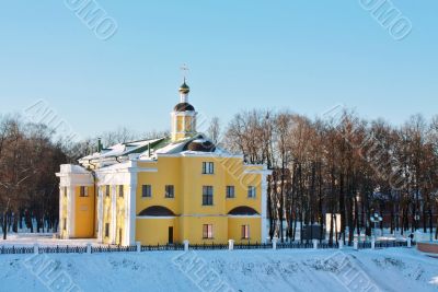 Yellow church 