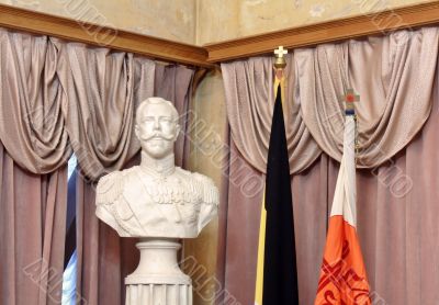 Sculptural portrait of Emperor  Nicholas II