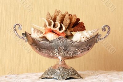 Corals in a vase