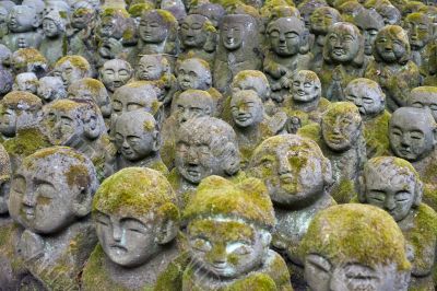 Otagi Nenbutsu-ji Rakan Statues