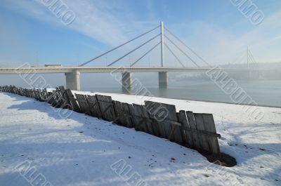 Bridge on Danube river