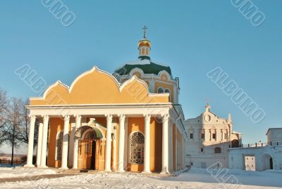 Facade of the ancient church 