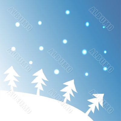 sky and trees