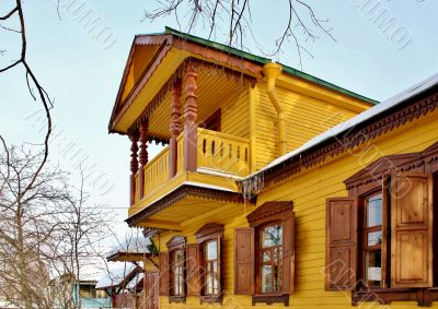 Old wooden house