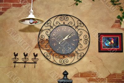 Clock on the wall