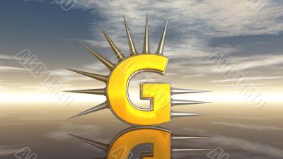 prickles letter g