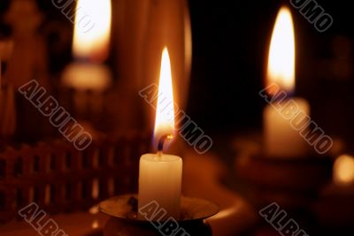 Christmas candles