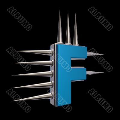 prickles letter f