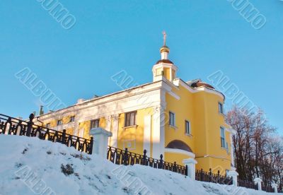 Yellow church