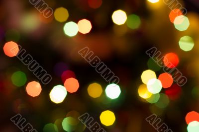 Colored circles on a soft background. 