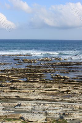 Rocks at low tide