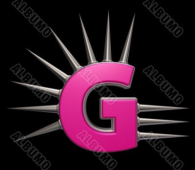 prickles letter g