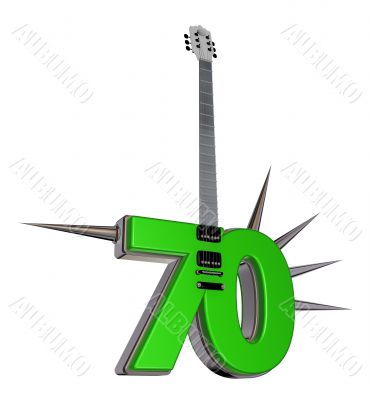 number seventy guitar