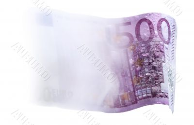 500-euro notes lost in the water and in the mist
