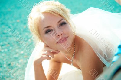 Portrait of a beautiful bride