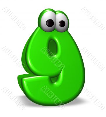 cartoon nimber nine