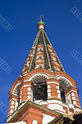 Bell tower of the Saint Basil cathedral