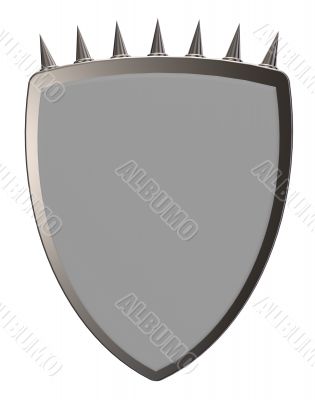 shield with prickles