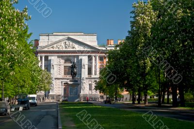 View of the Mikhailovsky castle.