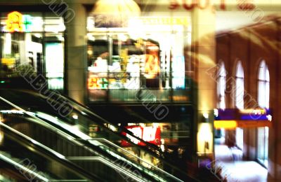 In the railway station 
