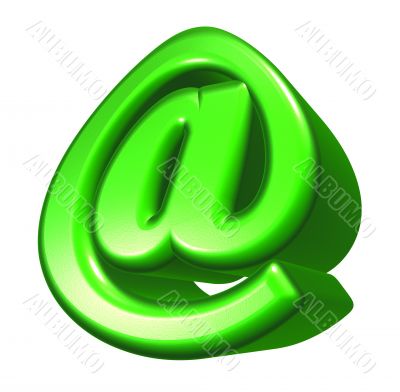 cartoon email symbol