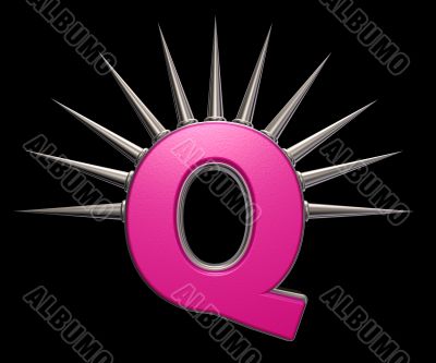 prickles letter q