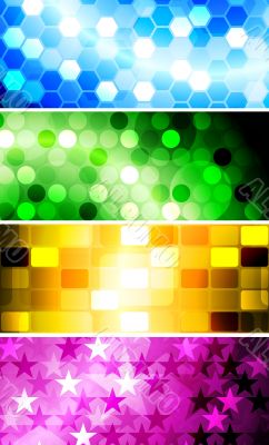 Bright banners collection