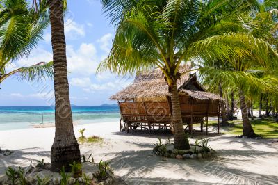 Hut at the sea