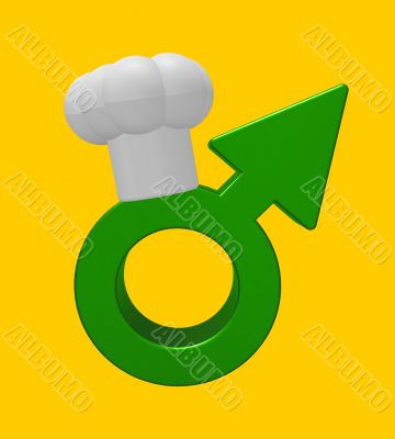 cooking male symbol