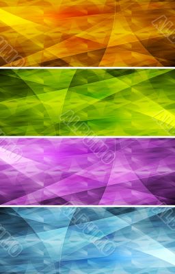 Vibrant banners