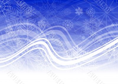 Christmas blue backdrop