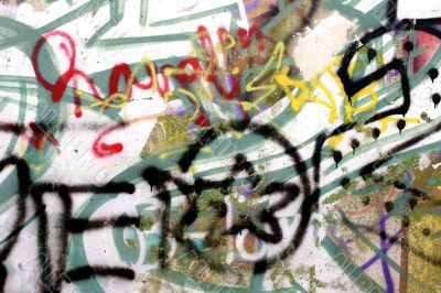 Graffiti on a wall 