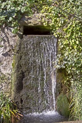 Waterfall in the park of Vorontsov palace