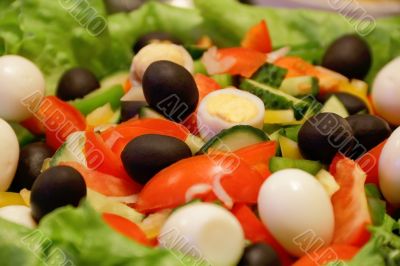 Colorful salad