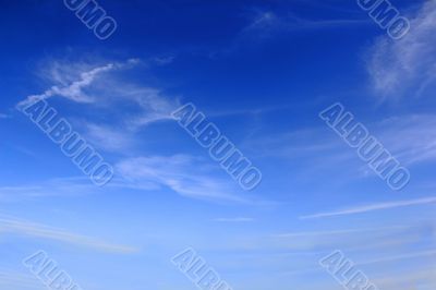 Image of summer fluffy sky