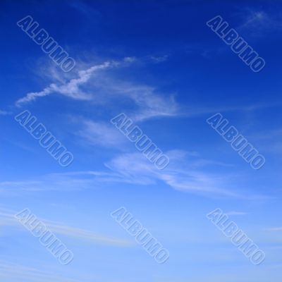 Image of summer fluffy sky