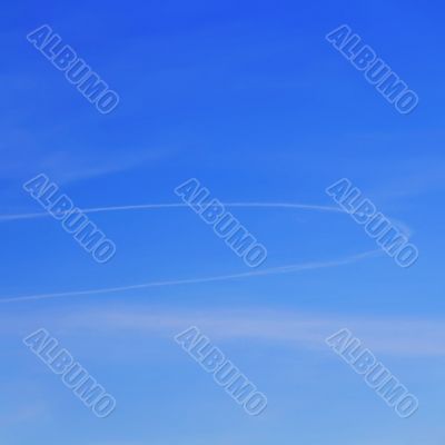 Image of summer fluffy sky