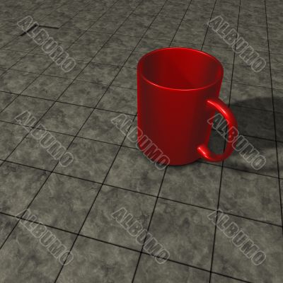 red mug