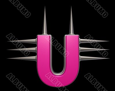 prickles letter u