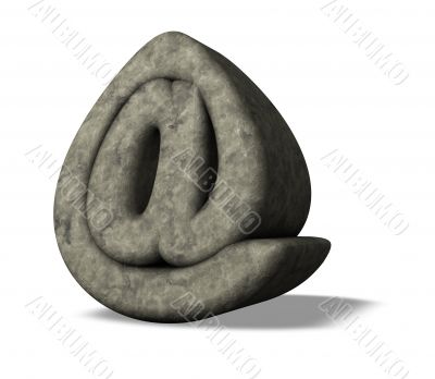 stone email symbol
