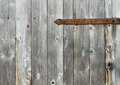 old wooden door